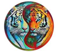 Yin-Yang 1000 Pièces Puzzle Circulaire 3D Haute définition Puzzles Classiques Pression Réduite Puzzle Jeu D'Intelligence Cadeaux 1000pcs (67.5x67.5cm)