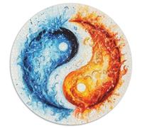 Yin-Yang 1000 Pièces Puzzle Circulaire Jeu Jouets Éduchatifs Cadeau Unique pour Adultes Et Enfants 1000pcs (67.5x67.5cm)