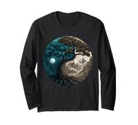 Yin Yang Arbre de Vie Taoïste Feng Shui Méditation Manche Longue