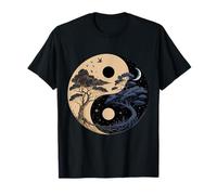 Yin Yang Arbre de Vie Taoïste Feng Shui Méditation T-Shirt