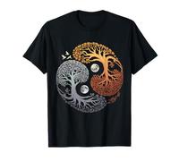 Yin Yang Arbre de Vie Taoïste Feng Shui Méditation T-Shirt
