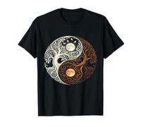 Yin Yang Arbre de Vie Taoïste Feng Shui Méditation T-Shirt