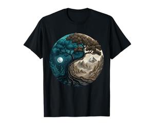 Yin Yang Arbre de Vie Taoïste Feng Shui Méditation T-Shirt