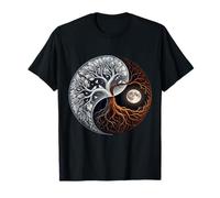 Yin Yang Arbre de Vie Taoïste Méditation Feng Shui T-Shirt