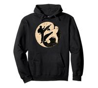 Yin Yang Arts Martiaux Vintage Karaté Taekwondo Fighter Sweat à Capuche