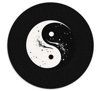 Yin Yang Bagua 1000 Pièces Puzzle Circulaire Jeu D'Intelligence De l'art De La Décoration Moderne Adultes Et Enfants Dès 14 Ans 1000pcs (67.5x67.5cm)