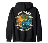 Yin Yang Balance Harmony Zen Spiritual Meditation Sweat à Capuche