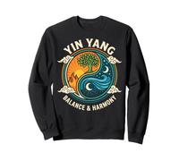 Yin Yang Balance Harmony Zen Spiritual Meditation Sweatshirt