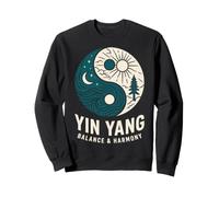 Yin Yang Balance Harmony Zen Spiritual Meditation Sweatshirt