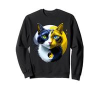 Yin Yang Chat Double Yoga Spirituel Chaton Cadeau Maman Kitty Sweatshirt