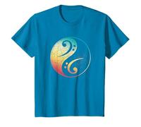 Yin Yang e Sol cadeau Pour Bassiste Basse Guitare T-Shirt