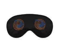Yin Yang Fish, Shuiwudao Mandala Masques pour les Yeux Doux avec Sangle Réglable Léger Bandeau Confortable pour Dormir