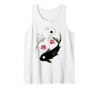 Yin Yang Koi Fish Japanese Ink Wash Traditional Asian Art Débardeur