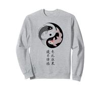 Yin Yang Koi Poisson Japonais Kanji Zen Symbole Tao Balance Sweatshirt