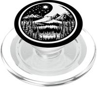 Yin Yang Mountain Landscape Zen Nature Harmonie Esprit PopSockets PopGrip pour MagSafe