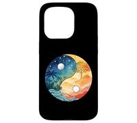 Yin Yang Mystique Graphique Art Chinois Philosophie Taoïsme Coque pour iPhone 15 Pro