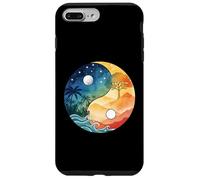 Yin Yang Mystique Graphique Art Chinois Philosophie Taoïsme Coque pour iPhone 7 Plus/8 Plus