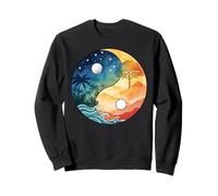 Yin Yang Mystique Graphique Art Chinois Philosophie Taoïsme Sweatshirt