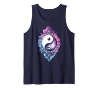 Yin Yang Om Symbole Mandala Aquarelle Harmonie Spirituelle Débardeur