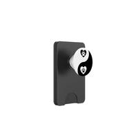 Yin Yang - Patte de chien et chat - Imprimé spirituel PopSockets PopWallet pour MagSafe