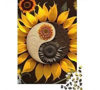 Yin-Yang Puzzle 1000 Pièces Cadeau Unique Jeu Éduchatif Défi Jouet À De Qualité Supérieure Peinture Art pour Adultes Enfants 1000pcs (75x50cm)
