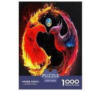 Yin-Yang Puzzle 1000 Pièces Jeu Éduchatif Jeu De Défi Le Tai Chi Le Cadeau Parfait pour La Famille Et Amis, Adultes Et Enfants 70x50cm/1000pcs