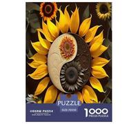 Yin-Yang Puzzle 1000 Pièces Jeu Éduchatif Puzzle Haute Qualité Le Tai Chi Le Cadeau Parfait pour La Famille Et Amis, Adultes Et Enfants 70x50cm/1000pcs