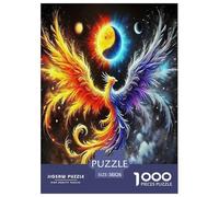 Yin-Yang Puzzle 1000 Pièces Jeu Éduchatif Puzzle Haute Qualité Le Tai Chi Le Cadeau Parfait pour La Famille Et Amis, Adultes Et Enfants 38x26cm/1000pcs