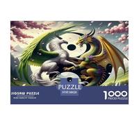 Yin-Yang Puzzle 1000 Pièces Jeu Éduchatif Puzzle Premium Le Le Tai Chi Le Cadeau Parfait pour La Famille Et Amis, Adultes Et Enfants 38x26cm/1000pcs