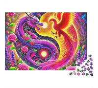 Yin-Yang Puzzle en Bois - 500 Piece Chromatique Autre Royaume Art De Décoration Maison, Jeu Cérébral & Stimulation Mentale (Loisir Apaisant, 12 Ans+)