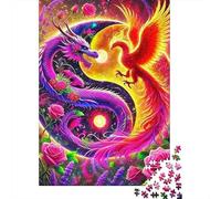 Yin-Yang Puzzles 1000 Pieces Cadeau Unique Jeu Éduchatif Challenge Toy À De Qualité Supérieure Peinture Art pour Adultes Enfants 1000pcs (75x50cm)