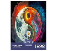 Yin-Yang Puzzles Jeu De Société Adulte Activités Familiales Stimulantes 1000 Stukjes Style Chinois Casse-tête Qualité Premium pour Adultes 38x26cm/1000pcs