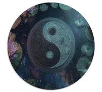 Yin-Yang Symbol, Nénuphar | pour Adultes |Galaxie Nébuleuse et Autres éléments célestes| 1000pcs (67.5x67.5cm) Puzzles Jeux ÉduChatifs Puzzles De Décoration Intérieure