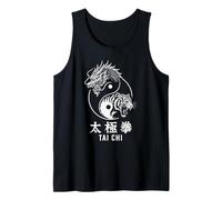 Yin Yang Tigre Dragon Tai Chi Chuan Spiritual Taoism Débardeur