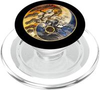 Yin Yang Tree of Life Moon Sun Duality PopSockets PopGrip pour MagSafe