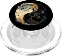 Yin Yang Tree of Life Moon Sun Duality PopSockets PopGrip pour MagSafe