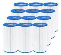 Yinage Lot de 12 cartouches filtrantes de type A ou C pour pompe de filtration Intex 59900E et 29000E, filtres lavables pour piscine 500, 530, 800, 1000 et 1500 GalHr
