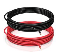 Yinaolan Câble automobile 2,5 mm² FLRY B asymétrique Câble automobile Toron flexible en cuivre Noir + rouge 2,5 mm² -10 m