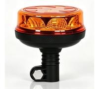 Yinaolan Gyrophare LED ambre 12/24 V 16 LEDs, lampe clignotante orange, 4 modes de flash et 2 modes de rotation, pour machines agricoles, véhicules utilitaires, bus scolaires, tractopelles et camions