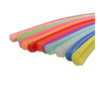 YINCKXY Tube En Silicone Pliable De 12mm De Largeur - Couvercle De Canal LED Néon Séparé, 11 Options De Couleurs, Éclairage De Scène De Club, Lampe À Corde De 5 Mètres(Lemon Yellow)
