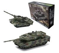 YINcrinx Leopard 2 Tank Building Blocks, German Main Battle Tank Military Construction Toys, Military Model Building Blocks, Kids Toys, Military War Vehicle Hobby Collectibles