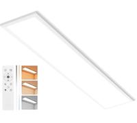 YindaLux 1x Panneau LED Plafond 100x25 cm 30W Dimmable Blanc