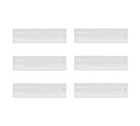 Yindhgdr 6 Pièces de Séparateurs de Tiroir, Organisateurs, Extensibles et Ajustables en Plastique de 8cm de Hauteur, Dimensions Extensibles de 27,5 à 52cm.