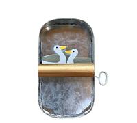 Yindhgdr Boîte de Sardines Ornement à Suspendre Original, Un Morceau Original, Ornements de Pêche Amusants, Boîte de Sardines Poisson en Conserve Fruits de Mer Installation Facile Facile à Utili