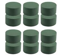 Yindhgdr Kit d'arrangement floral vert rond humide en mousse pour décoration d'allée de mariage 12 pièces