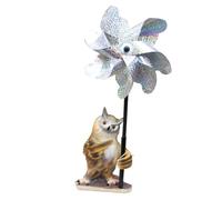 Yindhgdr Kit de figurine de chouette pour décoration de jardin pour pendaison de crémaillère, décoration de jardin pour les amateurs de hibou, bureau