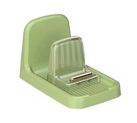 Yindhgdr Support de Couvercle de Casserole de Comptoir, Support de Rangement Robuste, Support de Cuillère en Plastique, Fourchette de Cuisine, Spatule, Étagère de Couverture de Casserole, Vert