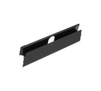 YINETTECH 1 Pack Couvercle Baie Disque Dur Clip-on Noir abs Clip-on Couvercle Porte de Fente HDD de Remplacement Compatible avec PS4 Pro Console