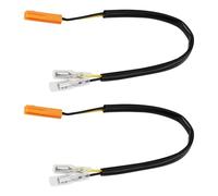 YINETTECH 1 Paire 2 Broches Adaptateurs Fiche Faisceau Clignotant Moto Compatible avec Honda CB650F CBR1000RR CBR500R