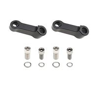 YINETTECH 1 Paire Adaptateur d'extension Rallonge de Rétroviseur Moto Kit M8 M10 Filetage avec Vis et Joints Accessoires